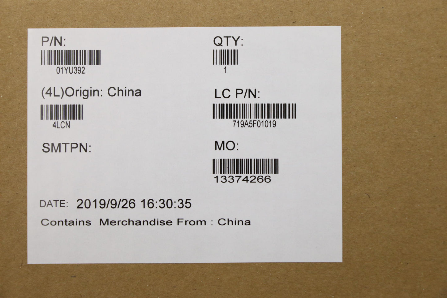 Lenovo System Board, i7-8665U, 16GB, 9560, AMT, yTPM2 - 01YU392