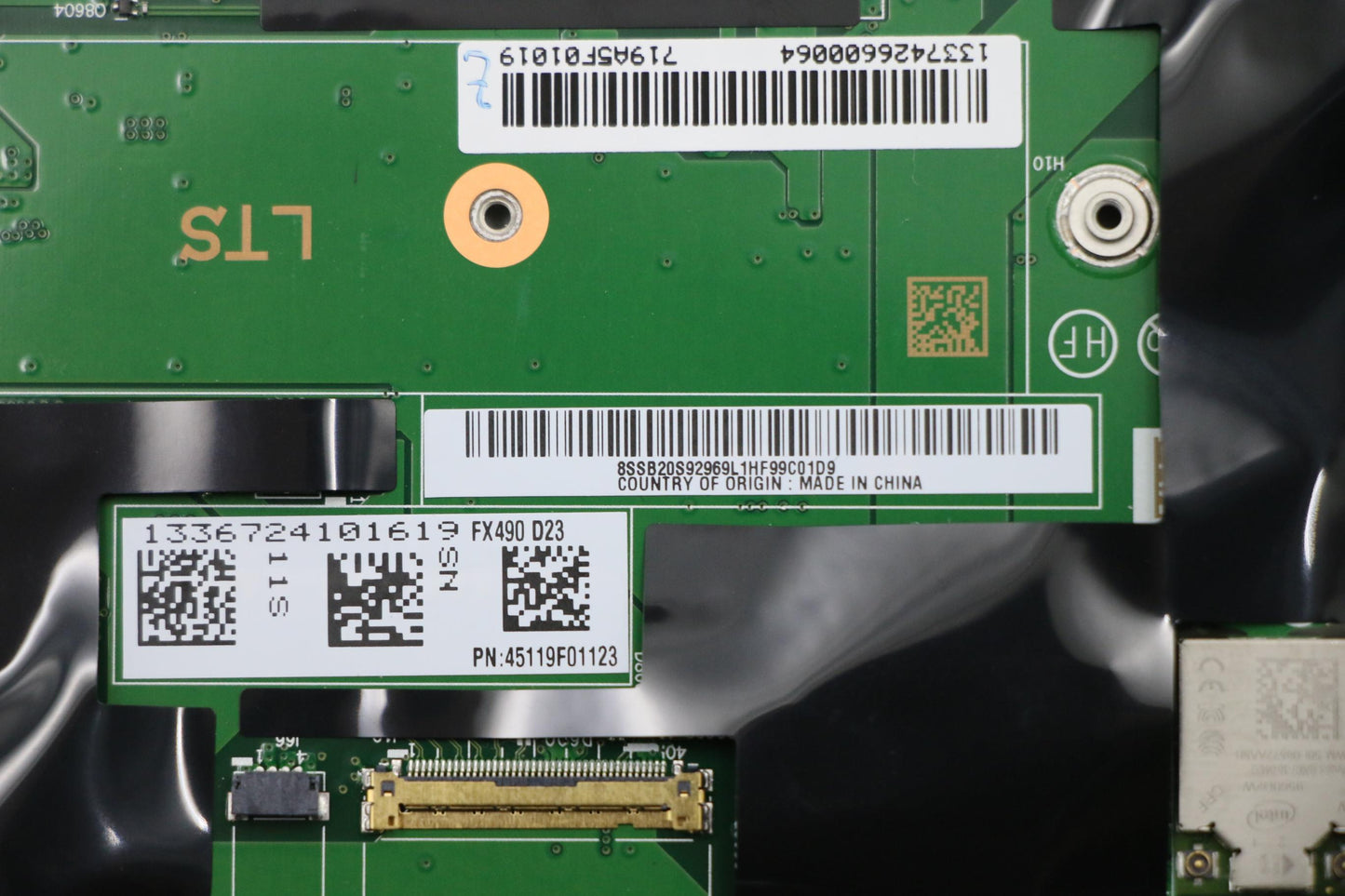 Lenovo System Board, i7-8665U, 16GB, 9560, AMT, yTPM2 - 01YU392