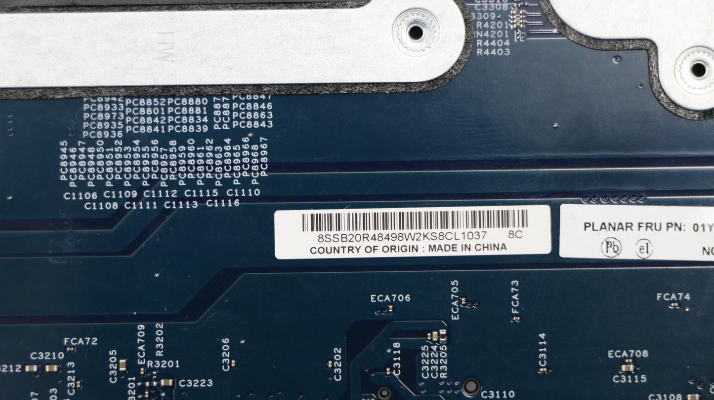 Lenovo NOK Motherboard with Intel E2176M, AMT, vPro - 01YU692