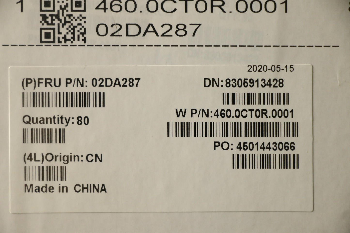 Lenovo LCD B-Cover, Black - 02DA287