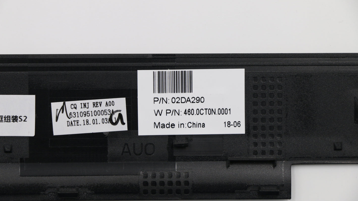 Lenovo LCD B Cover, CSS2, Oncell, Black - 02DA290