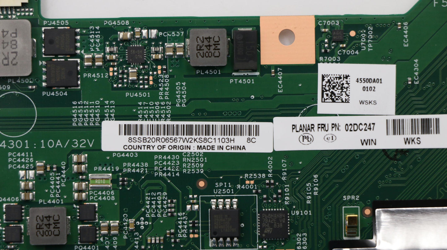 Lenovo System Board, 8GB RAM, Windows - 02DC247