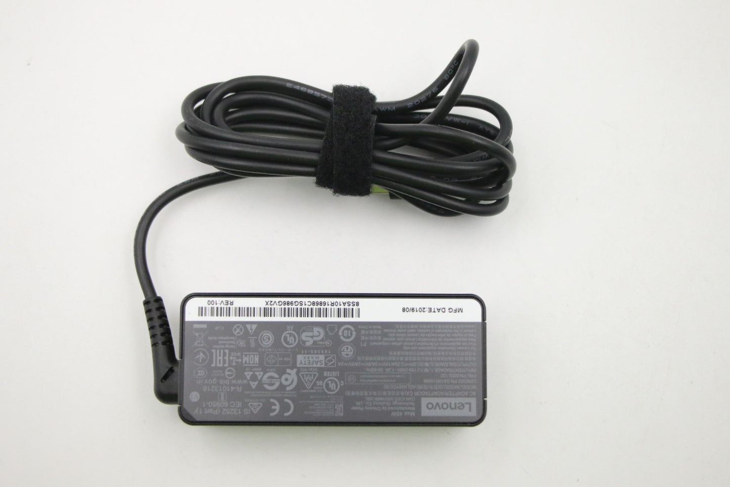 Lenovo Power Supply 45W Type C AC Adapter 3 Prong Black - 02DL122