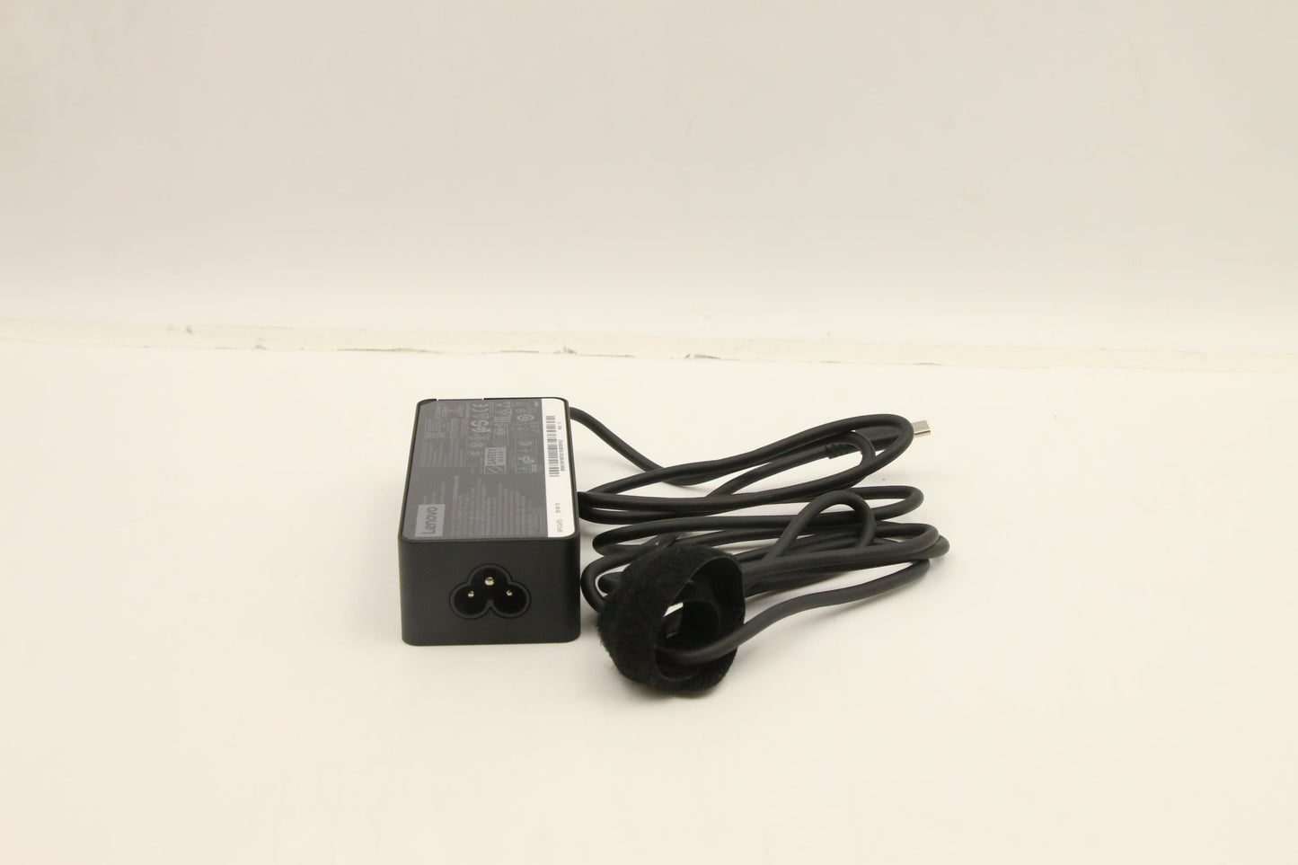 Lenovo 65W Type-C AC Adapter, 3-Prong, Black - 02DL124