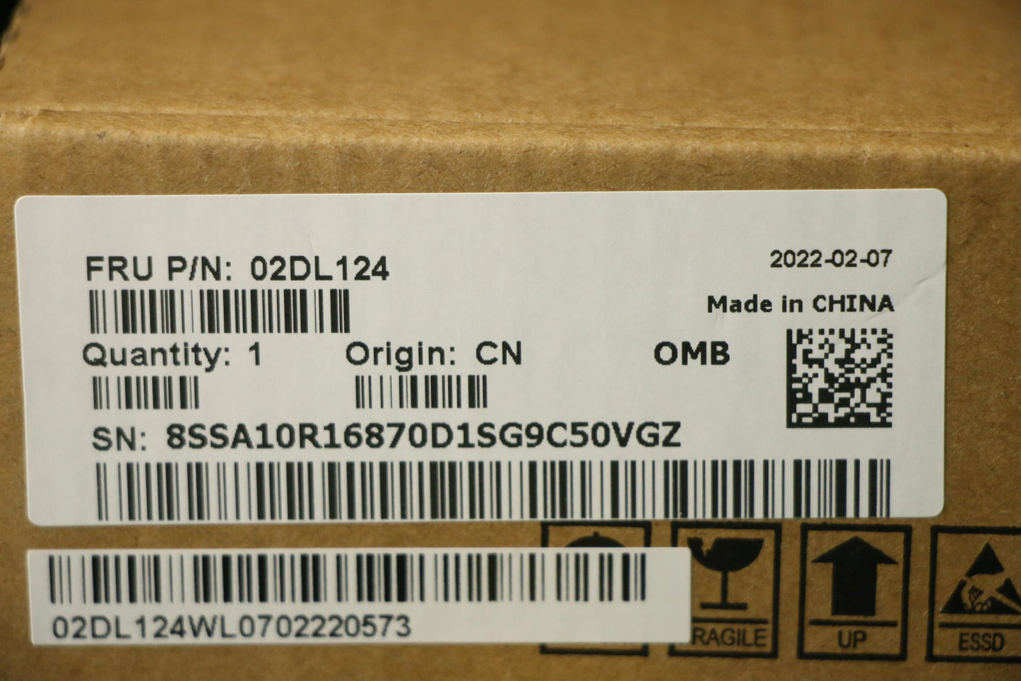 Lenovo 65W Type-C AC Adapter, 3-Prong, Black - 02DL124