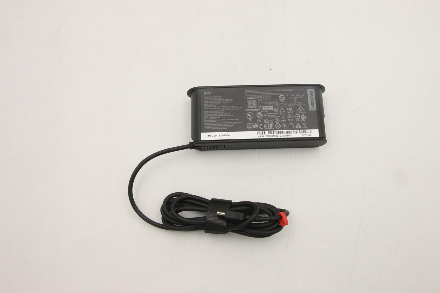 Lenovo Type-C 95W AC Adapter, 3-Prong, Black - 02DL132