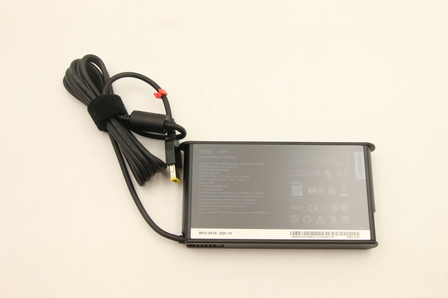 Lenovo AC_ADAPTER, Rectangle, 170W, 2P, Black - 02DL139