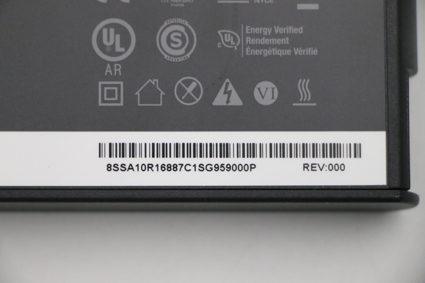 Lenovo AC Adapter, Rectangle, 170W, 2-Pin, Black - 02DL141