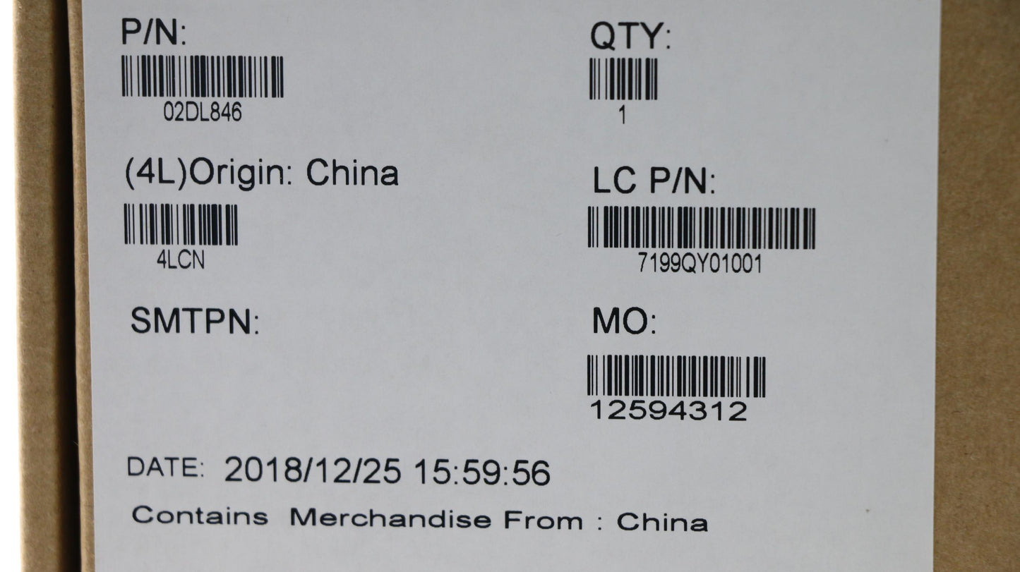 Lenovo Black LCD Cover Sub-Assembly - 02DL846