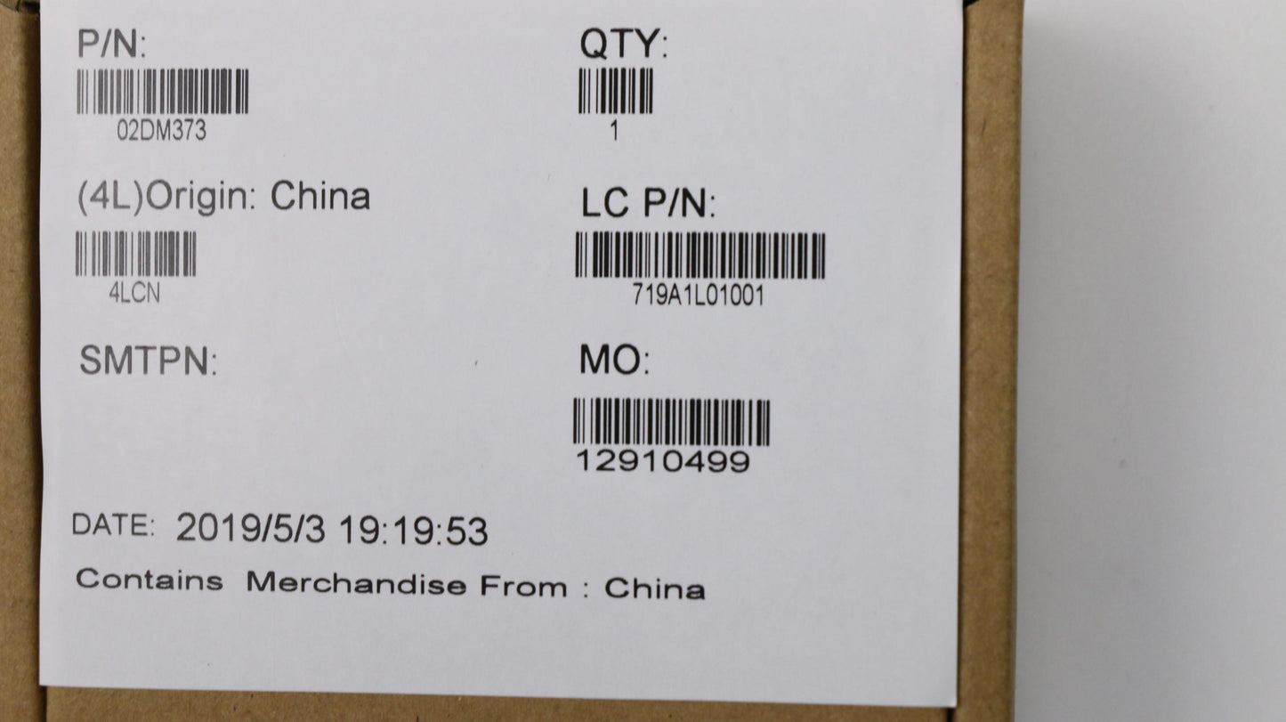 Lenovo FHD EDP Touch Cable - 02DM373