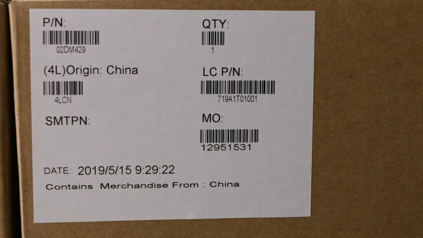 Lenovo C-Cover Sub-Assembly without Fingerprint Sensor - 02DM429