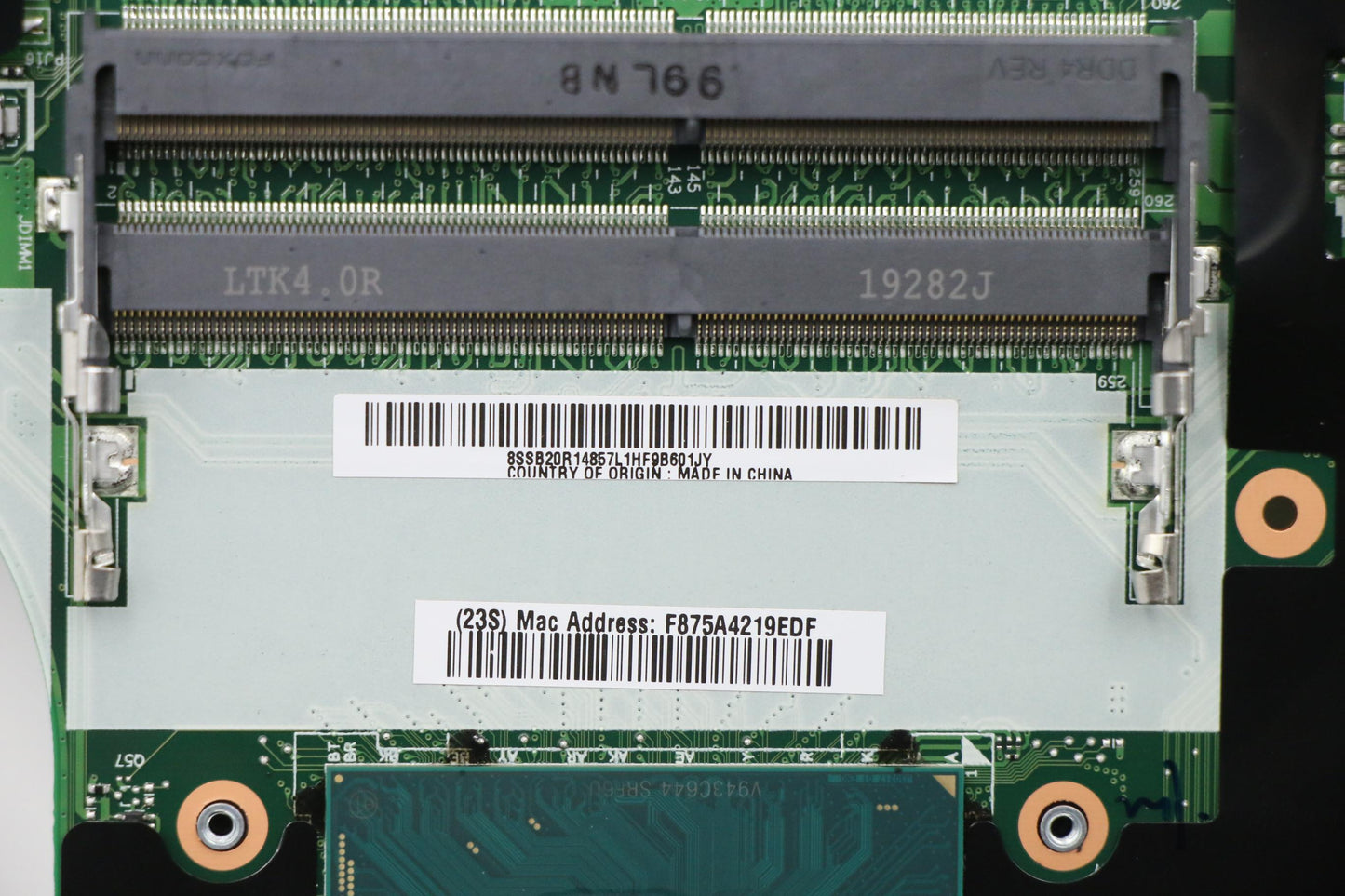 Lenovo Motherboard BDPLANAR i7-9750H, DIS, 4G, WIN, NAYDT - 02DM445