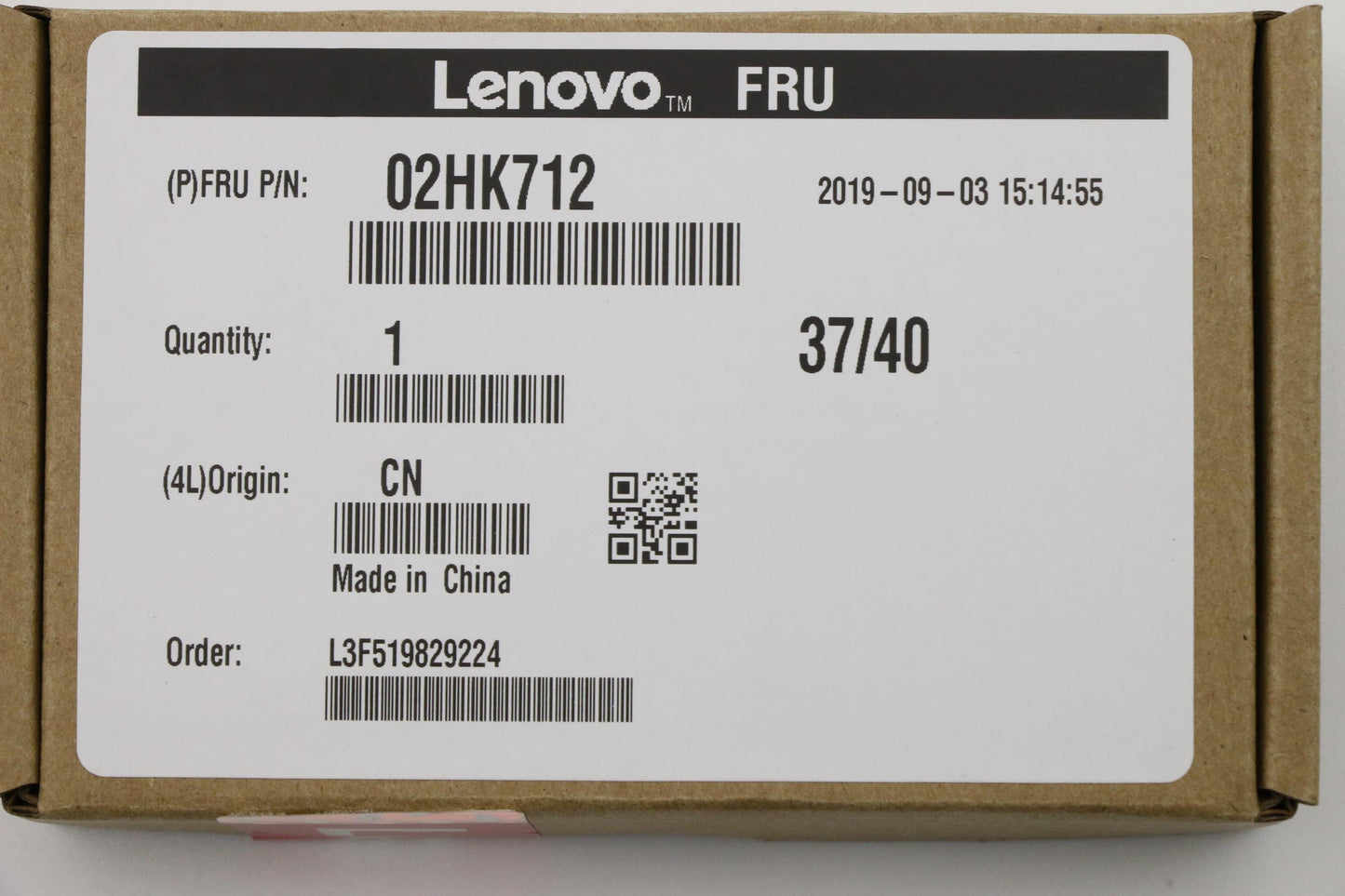 Lenovo Wireless WAN Adapter, L850-GL, CN - 02HK712