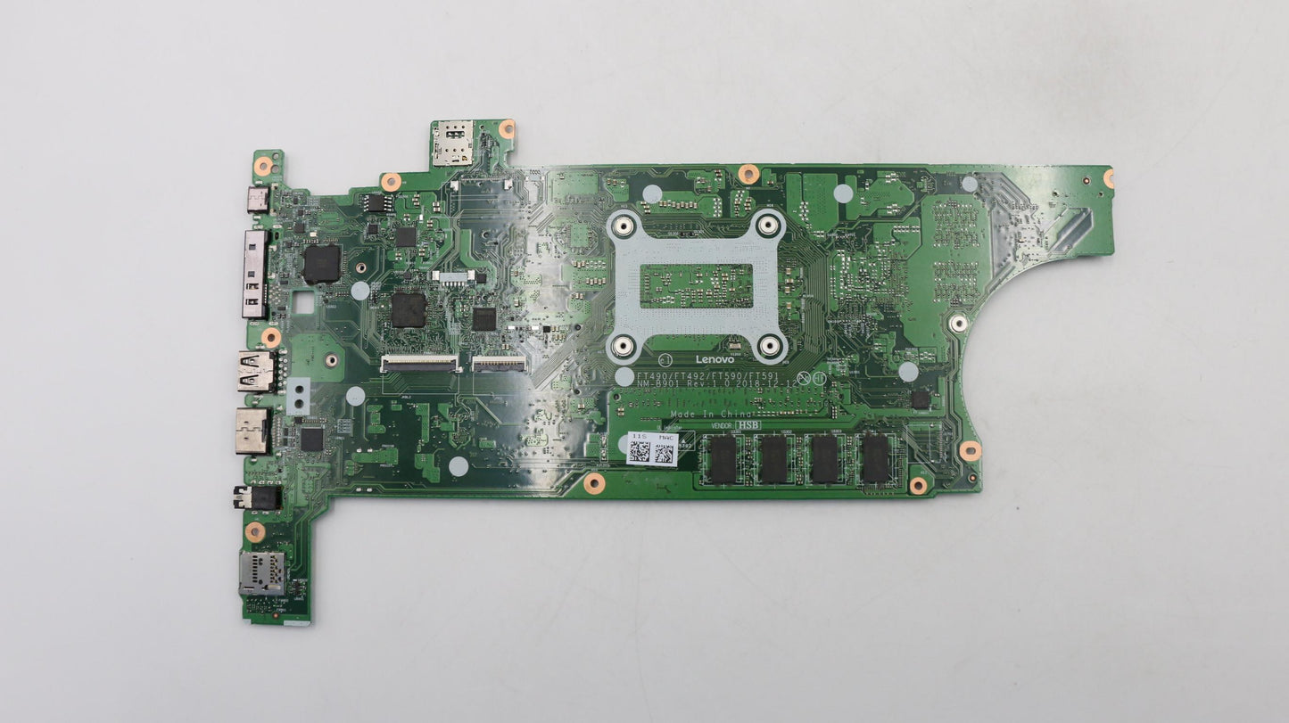 Lenovo System Board, Intel i7-8565U, 8GB RAM, yTPM2, UMA - 02HK922