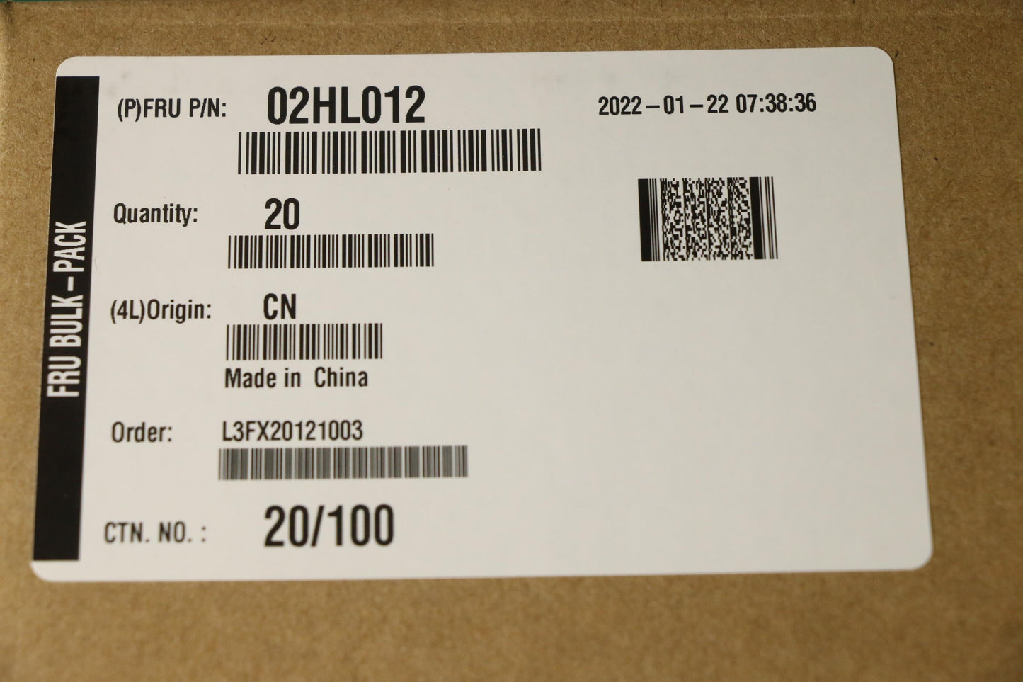 Lenovo RGB Bezel Sheet for LCD - 02HL012