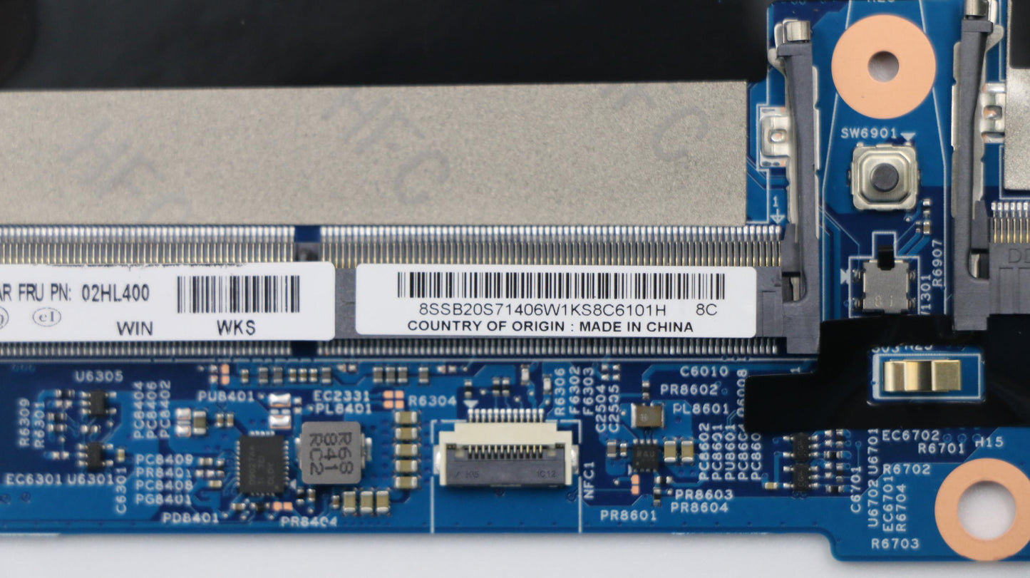 Lenovo System Board, i5-7300, HD Graphics, TPM 2.0, AMT, Windows - 02HL400