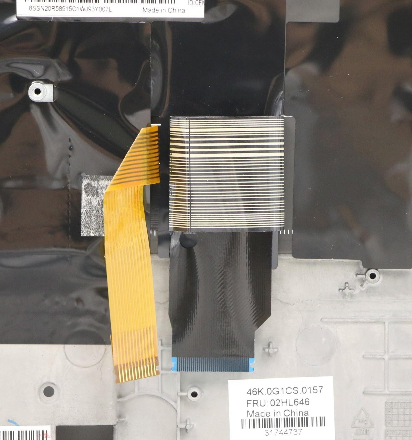 Lenovo C-Cover with Keyboard, Canadian French Layout, Black - 02HL646