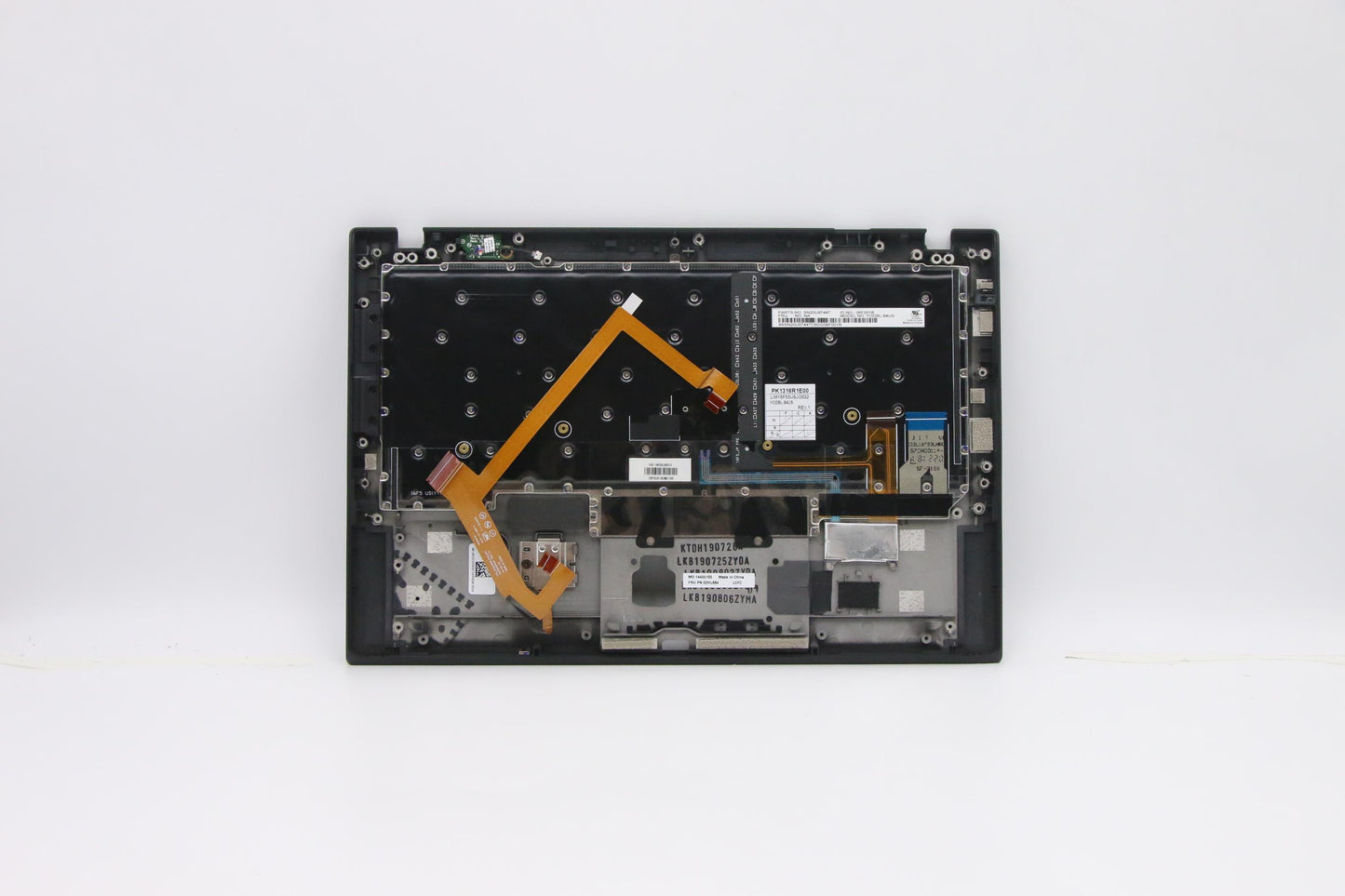 Lenovo C-Cover with Keyboard, US, Fingerprint, NFC, Aluminum Touchpad, Black - 01YU653