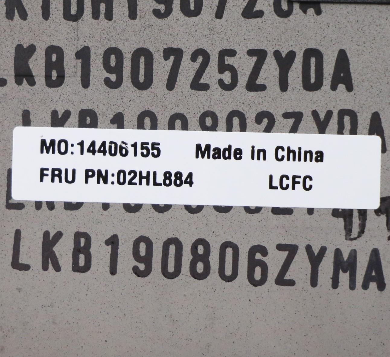 Lenovo C-Cover with Keyboard, US, Fingerprint, NFC, Aluminum Touchpad, Black - 01YU653