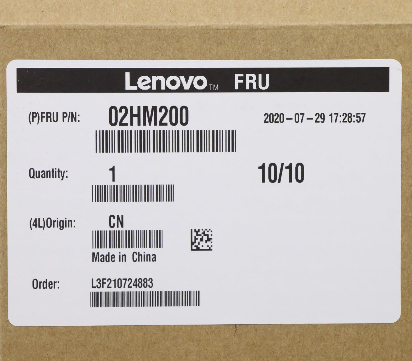 Lenovo Mechanical Assembly, C-Cover, French, Black Keyboard - 02HM200