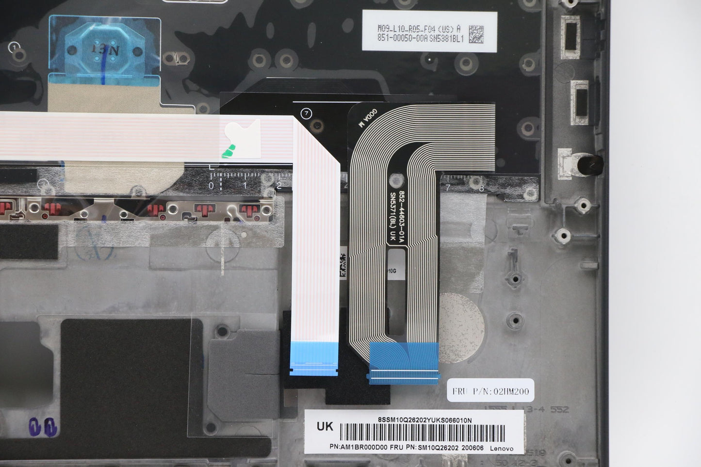 Lenovo Mechanical Assembly, C-Cover, French, Black Keyboard - 02HM200