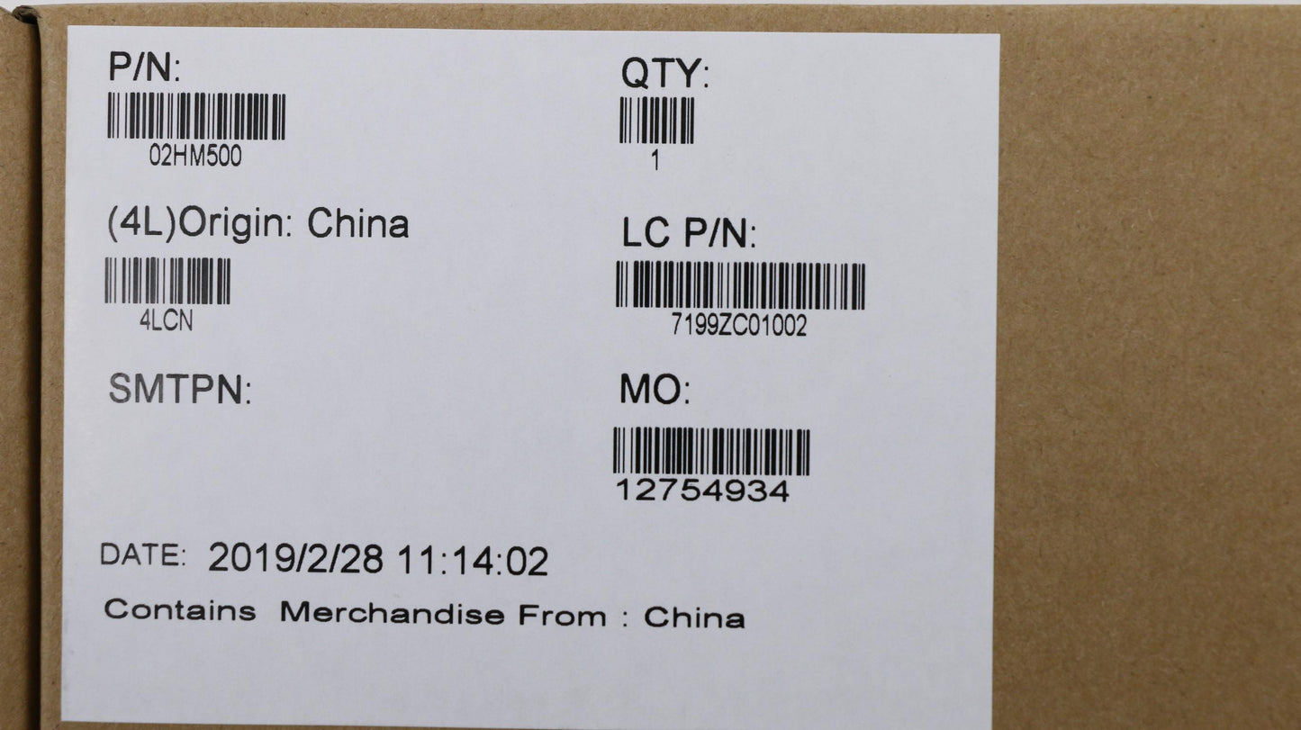 Lenovo LCD Bezel with Camera, CQ - 02HM500