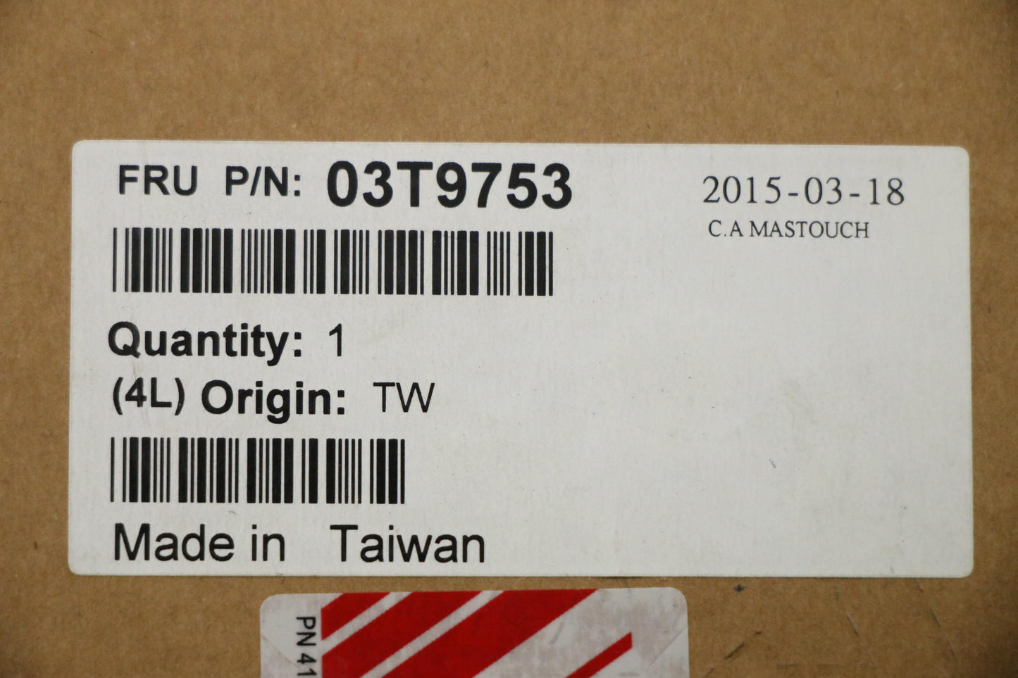 Lenovo Cable ,C.A. Touch Glass Mastou - 03T9753