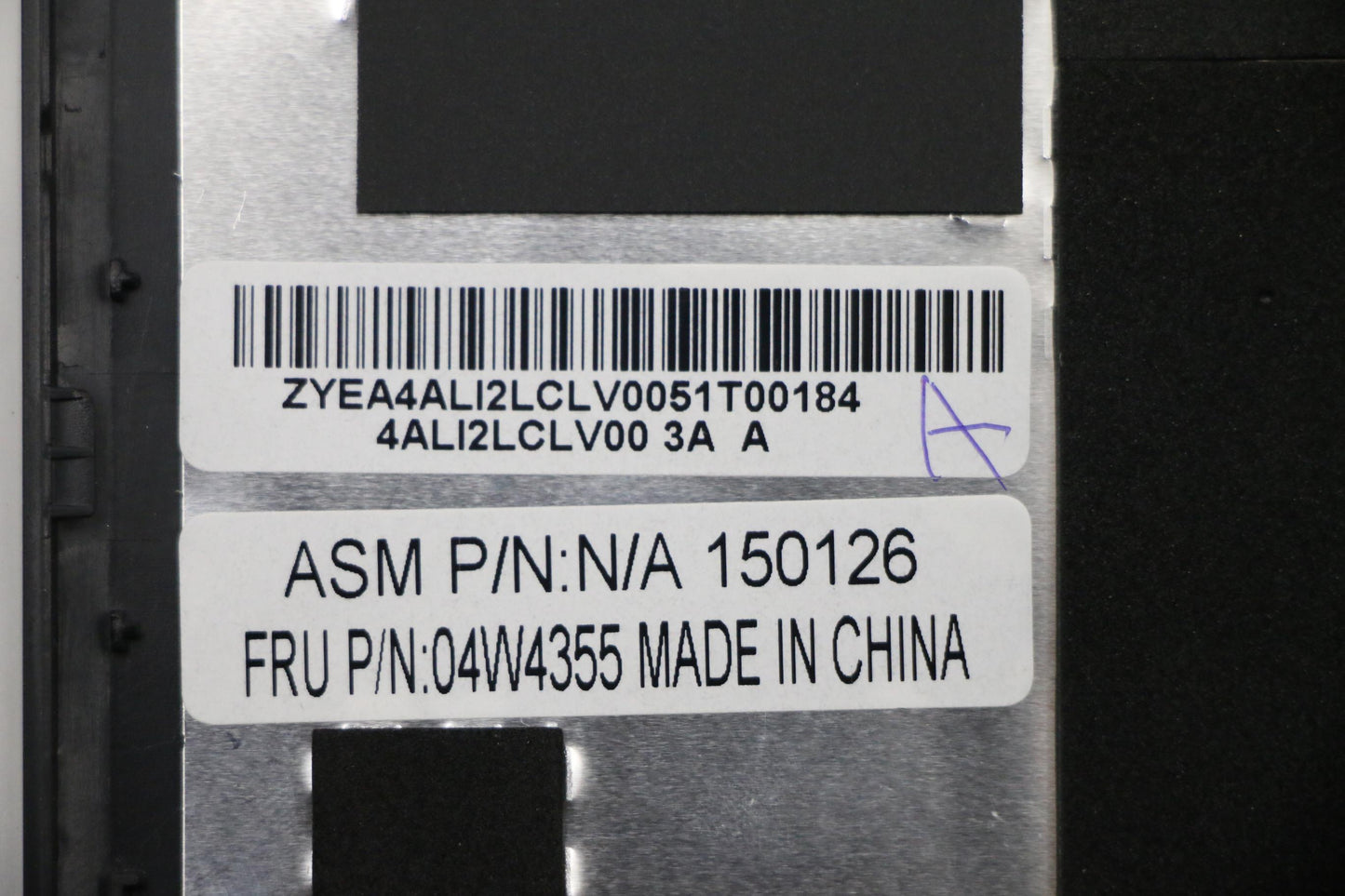 Lenovo Cover Lcd Cover Kit Black - 04W4355