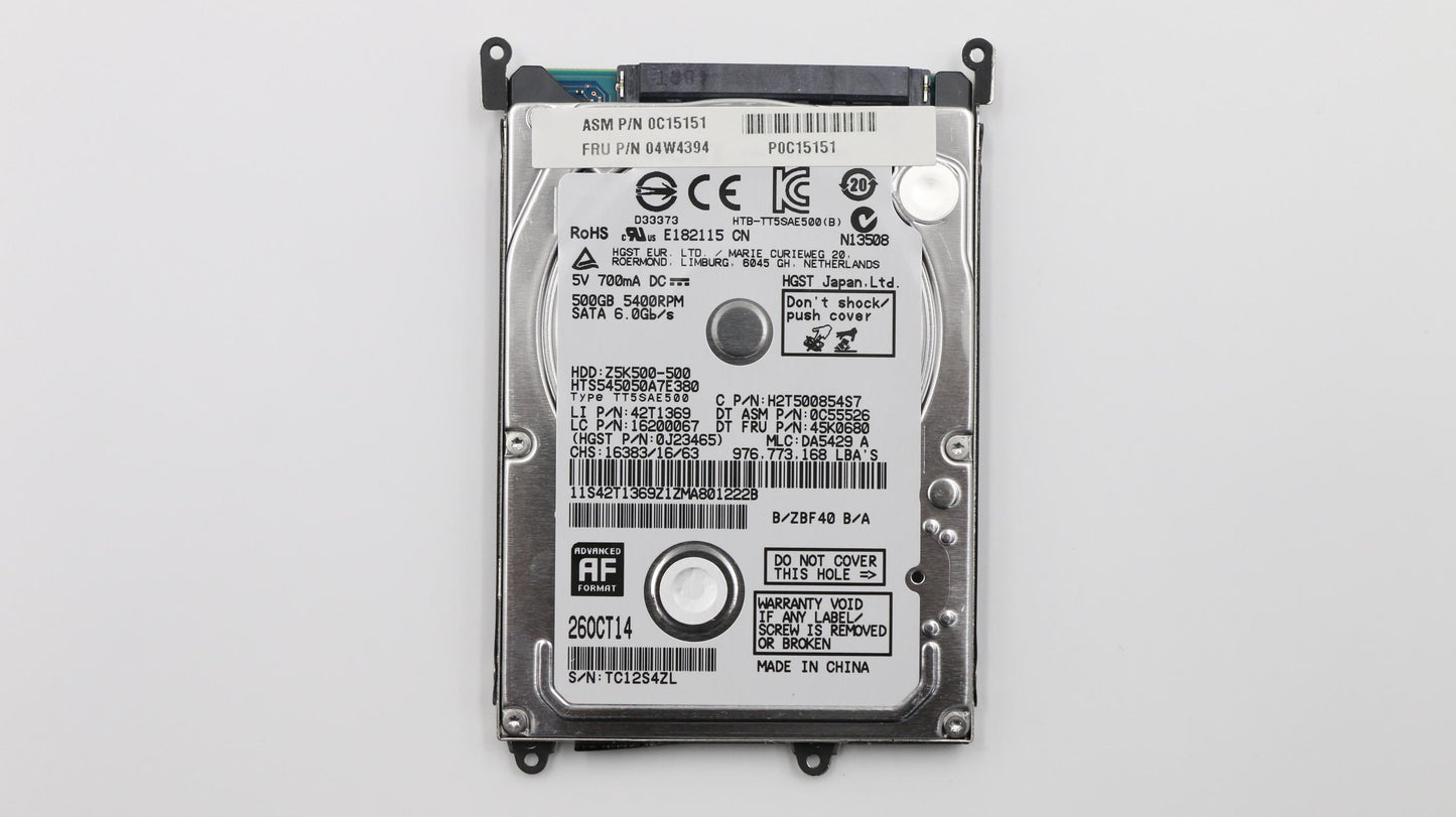 Lenovo Hard Drives - 04W4394