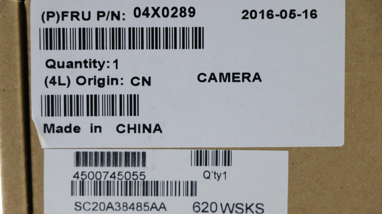 Lenovo Camera - 04X0289