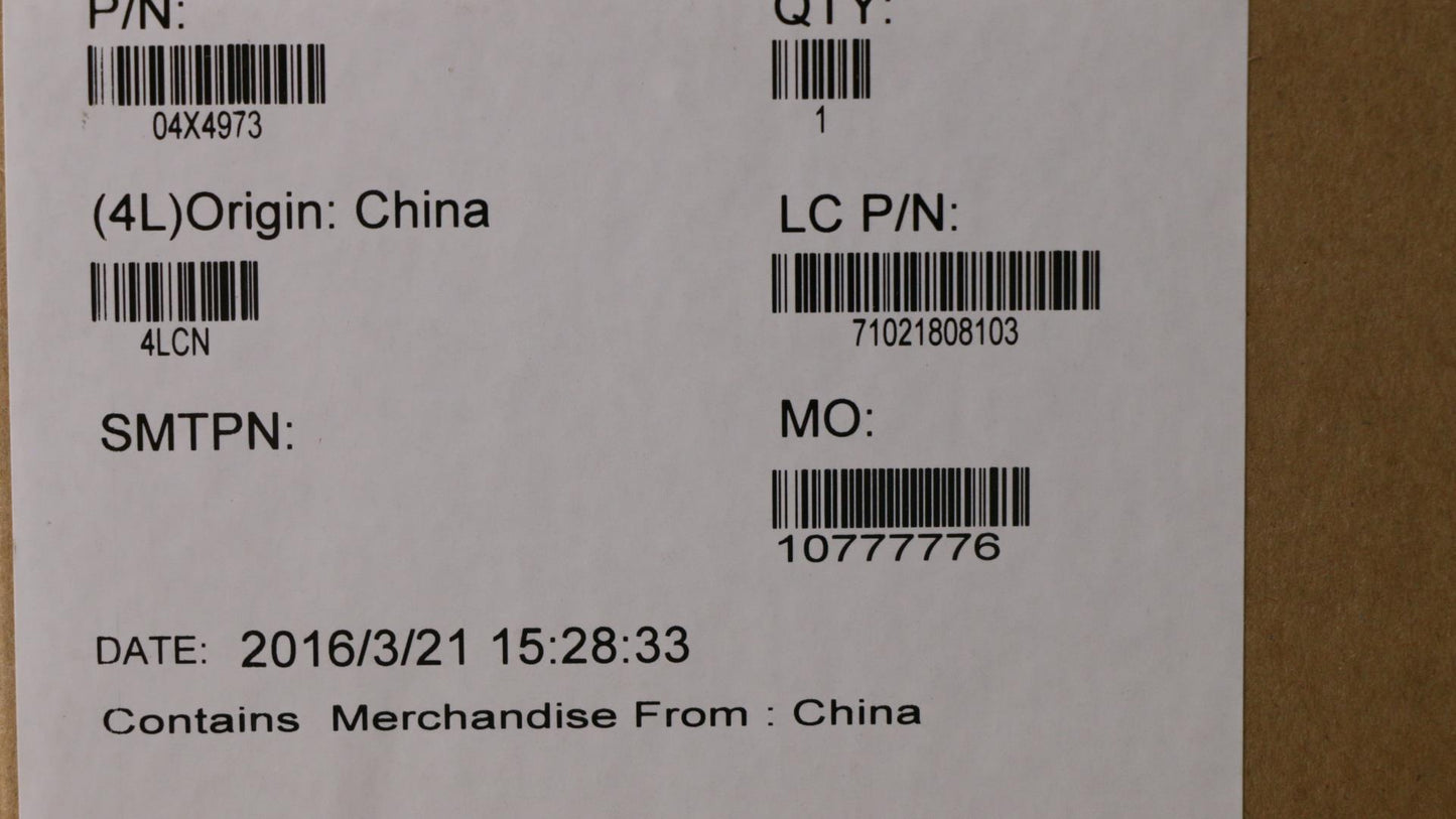 Lenovo Kp Kybd Bezels And Palmrests - 04X4973