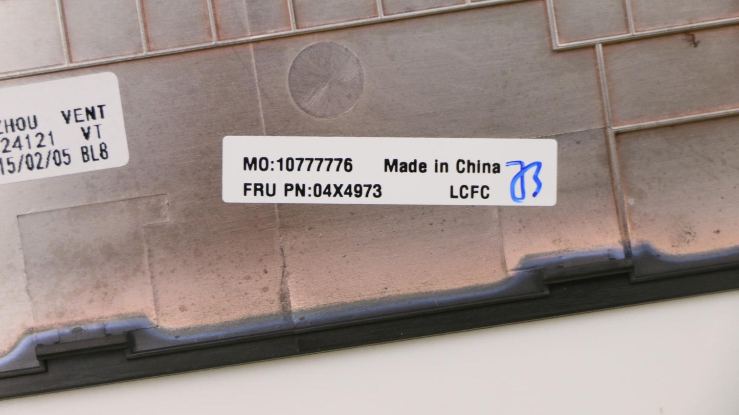 Lenovo Kp Kybd Bezels And Palmrests - 04X4973