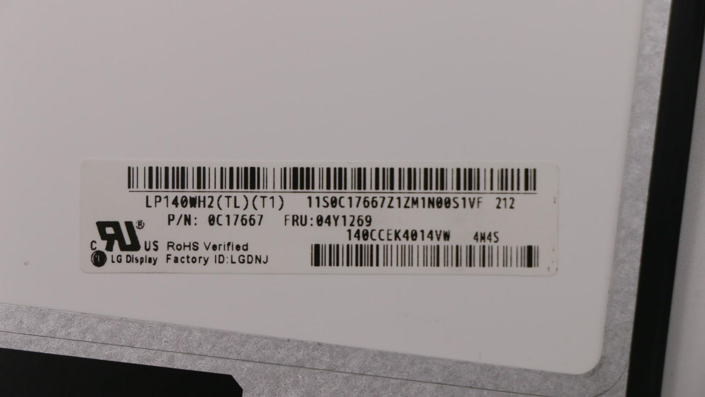 Lenovo 14" HD LCD Panel, Anti-Glare, LG Display - 04Y1269