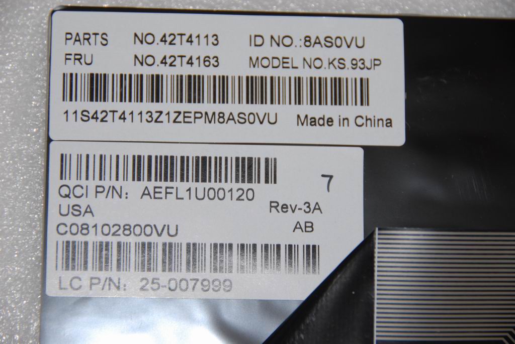 Lenovo Keyboard Us Srx Black Mra - 25007999