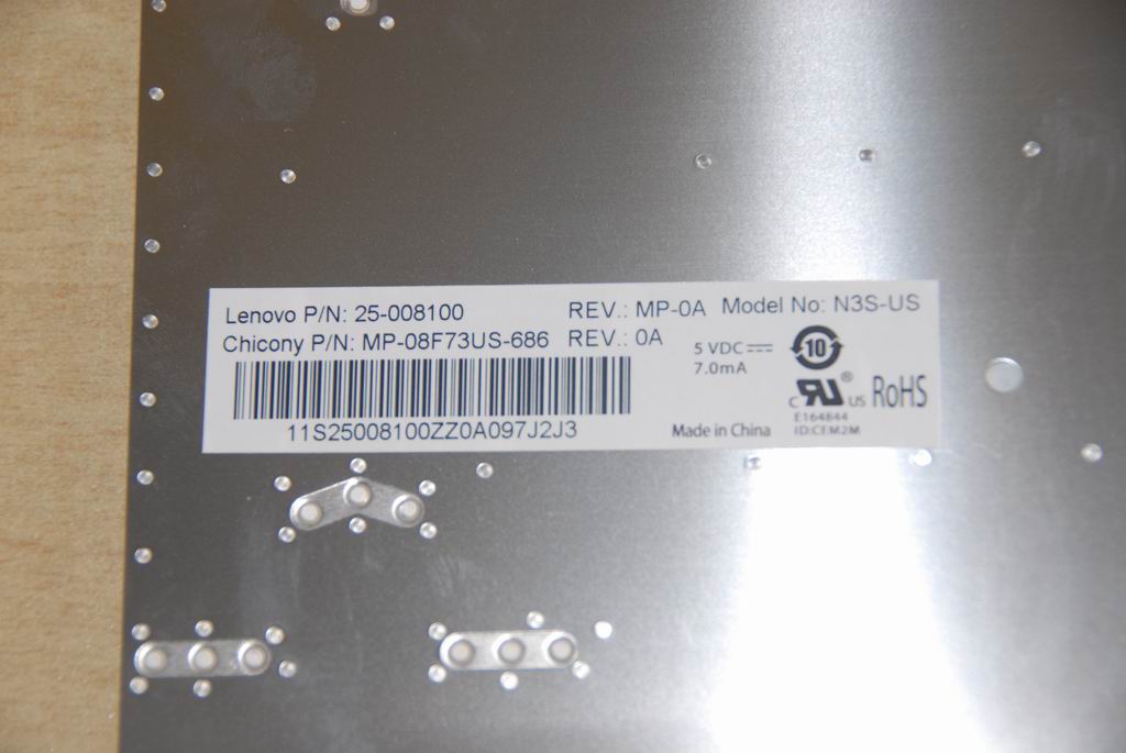 Lenovo Kb Ccy N3S Us 84Key Org - 25008100