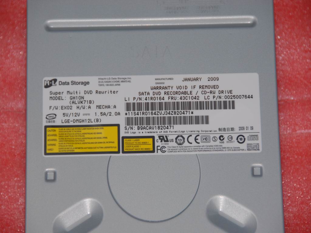 Lenovo Rambo Hlds 16X Gh10N Sata Blac - 25007644