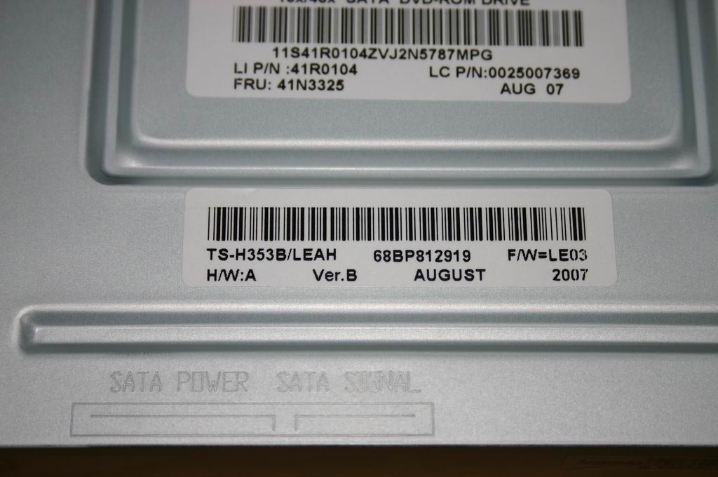 Lenovo Dvd Tsst 16X Ts-H353B Sata Bla - 25007369