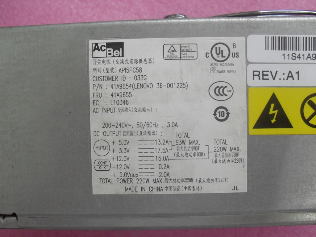 Lenovo Powersup 220 P/S - 41A9655