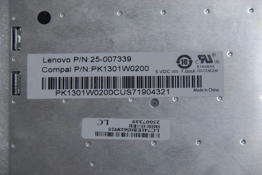 Lenovo Keyboard 84Key Us Ccy A4S - 25007339