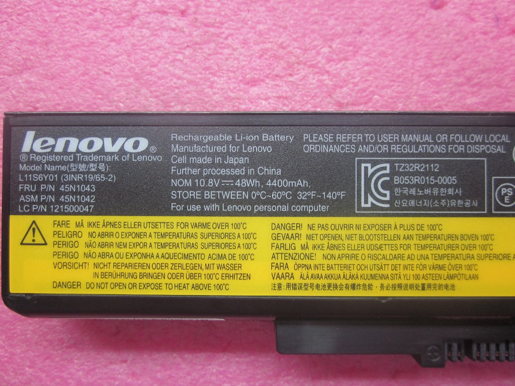 Lenovo Ba Rechargeable Batteries - 45N1043