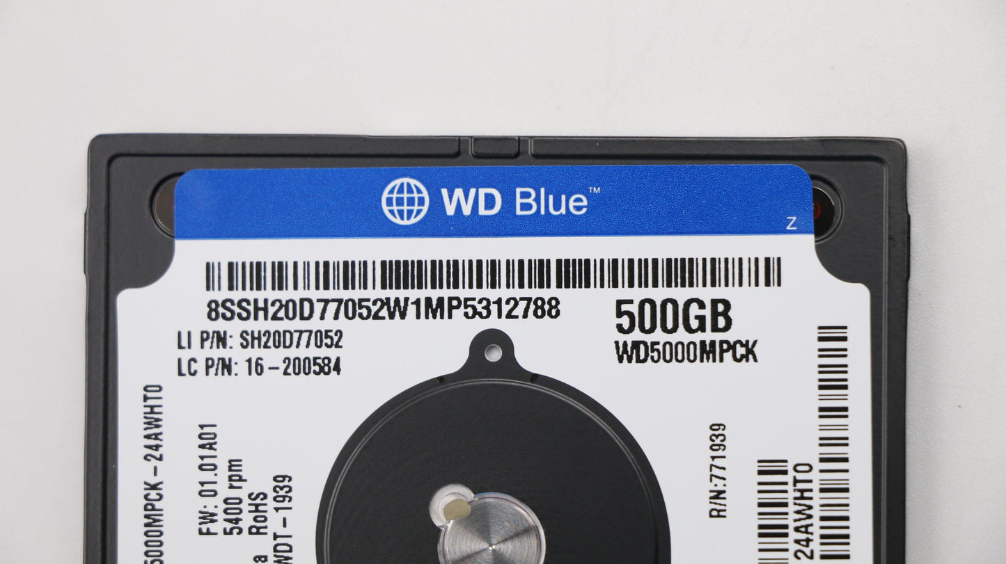 Lenovo Wd5000Mpck-24Awht0 6G 5Mm 500G - 16200584