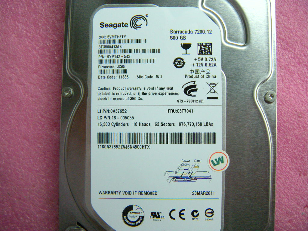 Lenovo Hard Drives - 03T7041