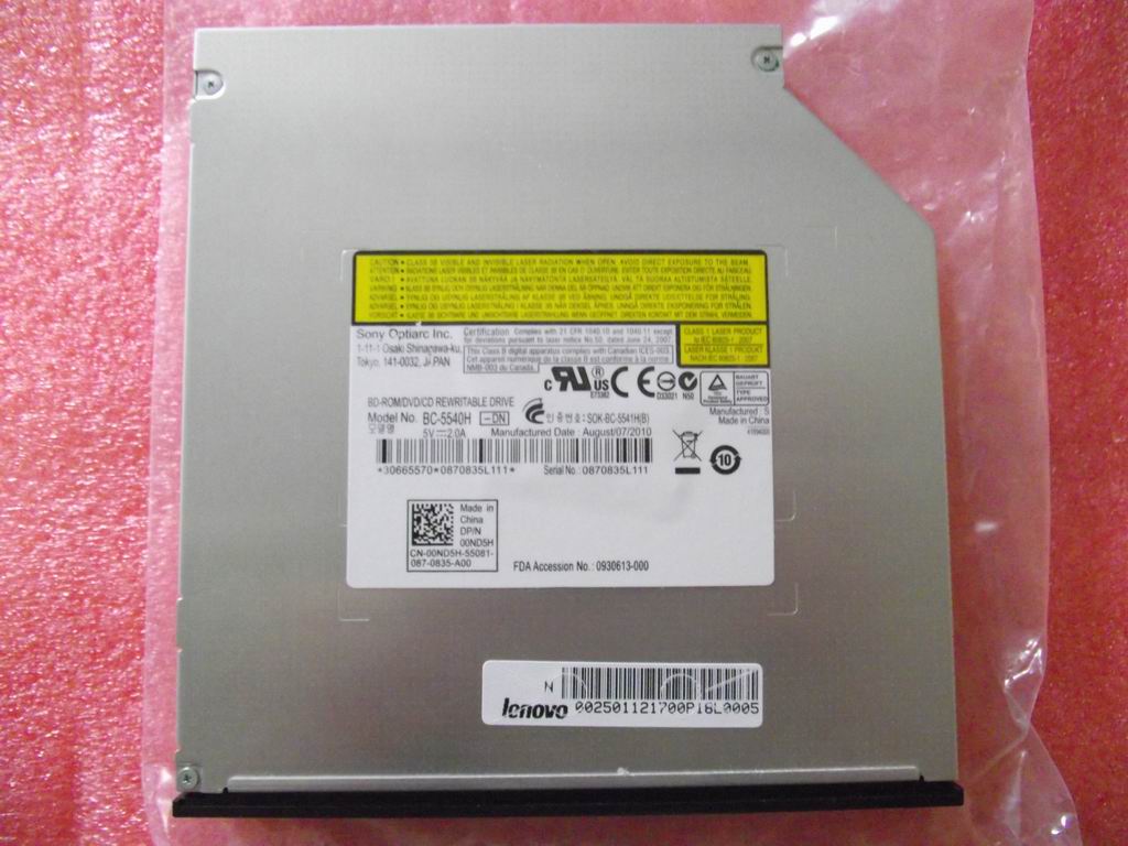 Lenovo Dvd-Rw Drive Optiarc Bc-5540H - 25011217