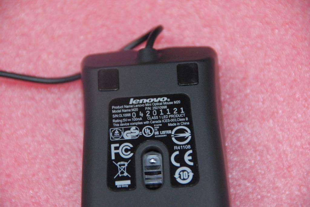 Lenovo Mouse Primax Lxh M20(B) Usb - 25010998