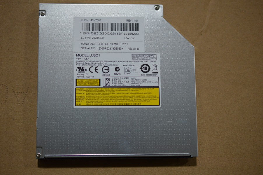 Lenovo Dvd-Rw Drive Panasonic Uj8C1 S - 25201499