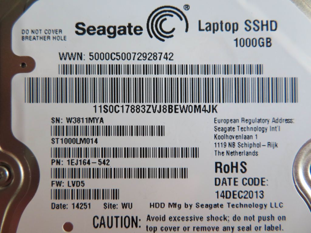 Lenovo Hdd Sgt Kahunav 1Tb St1000Lm01 - 16200421