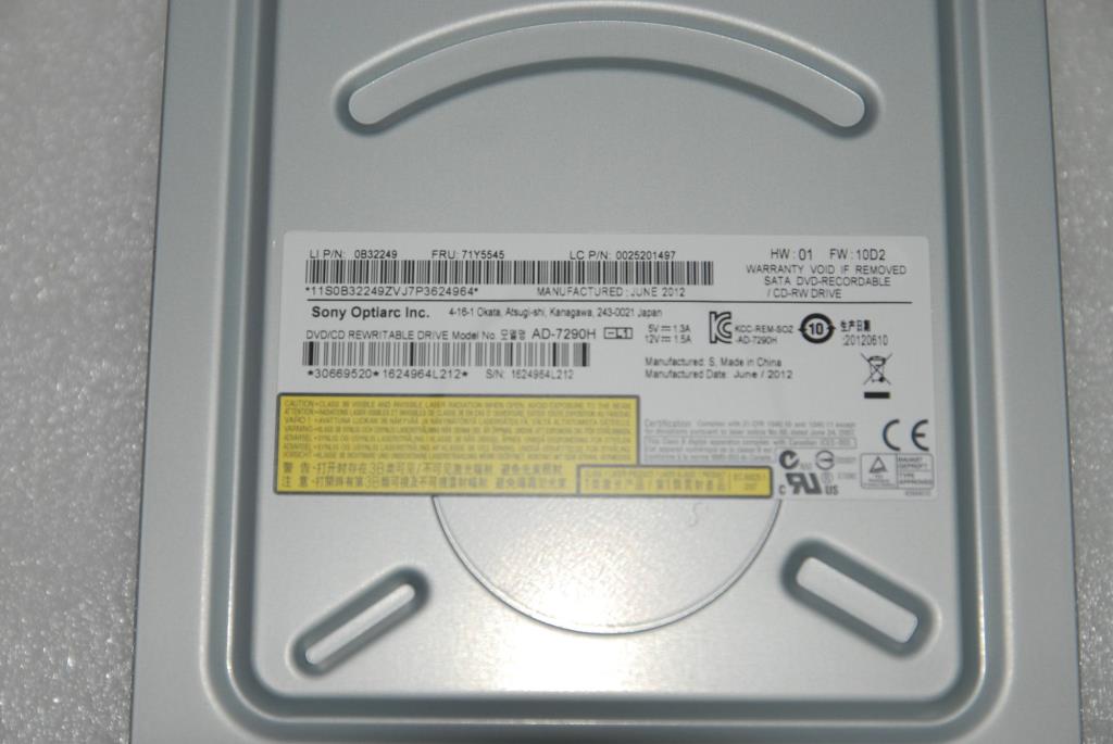 Lenovo Dvdrw-Lh Optiarc 16Xad-7290H S - 25201497