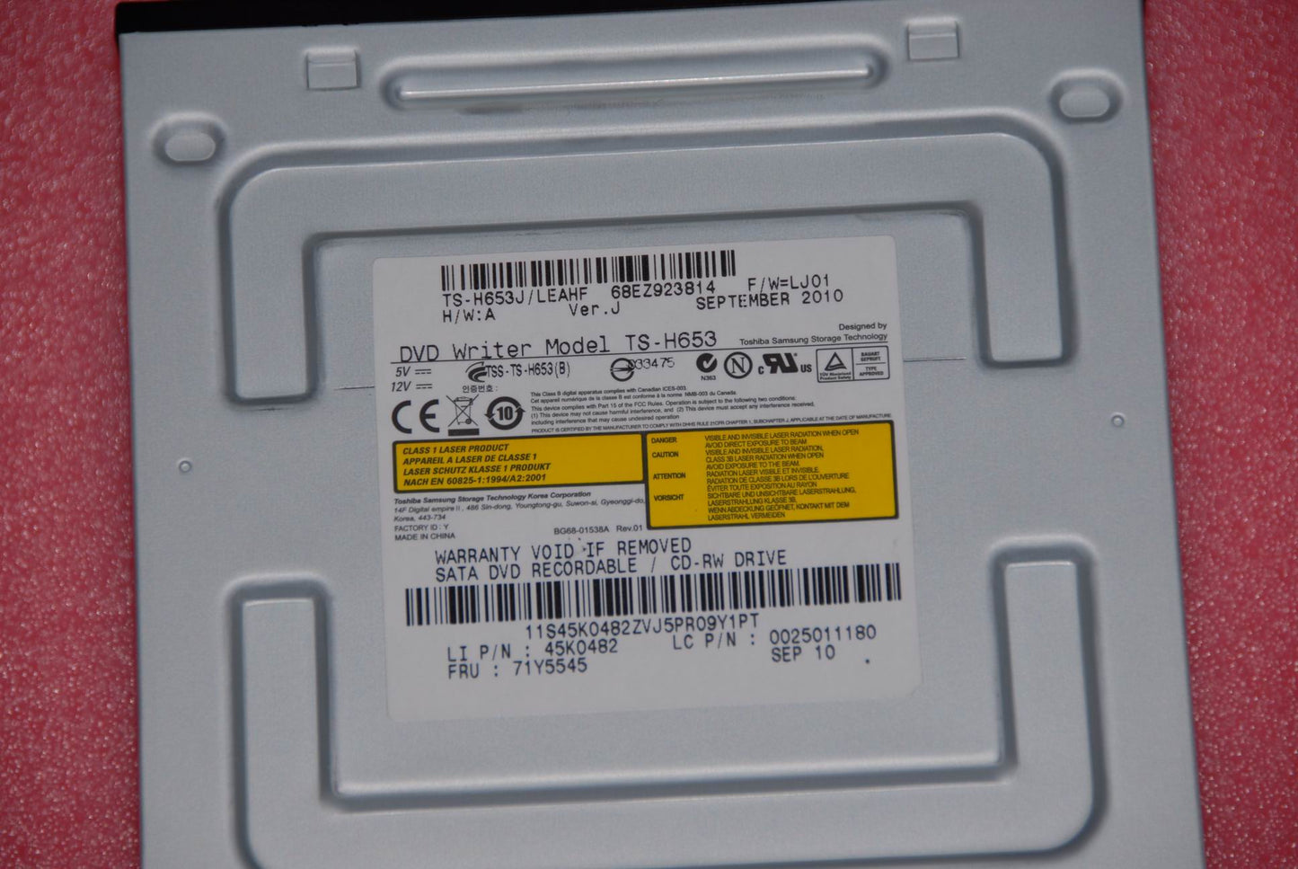 Lenovo Dvdrw Tsst 16Xts-H653(Ver J)Sa - 25011180