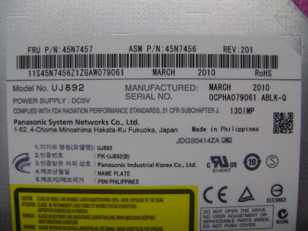 Lenovo Replacement Part - 45N7457