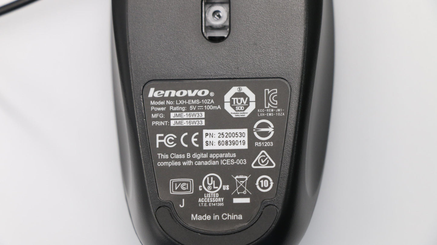 Lenovo Ms Pointing Devices - 25200530